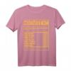 Kroatien Mutter T-Shirt mit Nährwertangaben - Stolz auf Kroatien, Kulinarik & Kultur, Perfekt für Muttertag und Kroatien-Fans