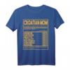 Kroatien Mutter T-Shirt mit Nährwertangaben - Stolz auf Kroatien, Kulinarik & Kultur, Perfekt für Muttertag und Kroatien-Fans