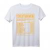 Kroatien Mutter T-Shirt mit Nährwertangaben - Stolz auf Kroatien, Kulinarik & Kultur, Perfekt für Muttertag und Kroatien-Fans
