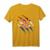 Kroatische Flagge im Riss Design T-Shirt – Perfekt für Kroatien-Fans, Stadionoutfit & Fan-Geschenk