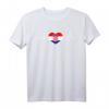 Kroatien Herzschlag T-Shirt - Humorvolles Kroatien Motiv für Kroatien-Liebhaber und Fans