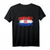 Kroatien Retro Flagge - Serbisches T-Shirt für Kroatien-Fans und Patriotische Kleidung als Geschenk