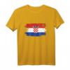 Kroatien Retro Flagge - Serbisches T-Shirt für Kroatien-Fans und Patriotische Kleidung als Geschenk