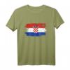 Kroatien Retro Flagge - Serbisches T-Shirt für Kroatien-Fans und Patriotische Kleidung als Geschenk