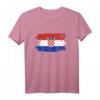 Kroatien Retro Flagge - Serbisches T-Shirt für Kroatien-Fans und Patriotische Kleidung als Geschenk