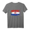 Kroatien Retro Flagge - Serbisches T-Shirt für Kroatien-Fans und Patriotische Kleidung als Geschenk