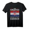 Kroatien T-Shirt mit Flagge – Ideal für Kroatienliebhaber, Urlauber & Reisefans als Geschenk zu Weihnachten oder Geburtstag