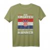 Kroatien T-Shirt mit Flagge – Ideal für Kroatienliebhaber, Urlauber & Reisefans als Geschenk zu Weihnachten oder Geburtstag