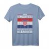 Kroatien T-Shirt mit Flagge – Ideal für Kroatienliebhaber, Urlauber & Reisefans als Geschenk zu Weihnachten oder Geburtstag