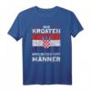 Kroatien T-Shirt mit Flagge – Ideal für Kroatienliebhaber, Urlauber & Reisefans als Geschenk zu Weihnachten oder Geburtstag