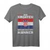 Kroatien T-Shirt mit Flagge – Ideal für Kroatienliebhaber, Urlauber & Reisefans als Geschenk zu Weihnachten oder Geburtstag