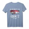 Zagreb Kroatisches Geschenk für Patrioten - Kroatien T-Shirt mit Flagge, ideales Souvenir für Kroatien- und Zagreb-Reisende