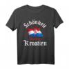 Kroatien Flagge Geschenk - Kroatien T-Shirt für Fans, Urlauber & Heimatliebhaber in Zagreb & Europa