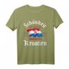 Kroatien Flagge Geschenk - Kroatien T-Shirt für Fans, Urlauber & Heimatliebhaber in Zagreb & Europa