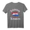 Kroatien Flagge Geschenk - Kroatien T-Shirt für Fans, Urlauber & Heimatliebhaber in Zagreb & Europa