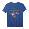 Kroatien T-Shirt mit Flagge - Geschenkidee für Kroatien-Reisende, Fans & Urlauber für Weihnachten & Geburtstag