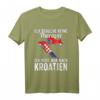 Kroatische Flagge T-Shirt | Kroatien Urlaub & Fan Geschenk für Kroatien-Liebhaber