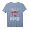 Kroatische Flagge T-Shirt | Kroatien Urlaub & Fan Geschenk für Kroatien-Liebhaber