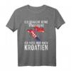 Kroatische Flagge T-Shirt | Kroatien Urlaub & Fan Geschenk für Kroatien-Liebhaber