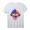 Super Kroatien Heritage Kroatien Wurzeln USA Flagge T-Shirt – Stolz auf kroatische Herkunft & Geschenk für Kroatienliebhaber