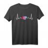Mein Herz schlägt für Kuba - Landesflagge T-Shirt für Kuba-Liebhaber und Reisesouvenirs