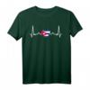 Mein Herz schlägt für Kuba - Landesflagge T-Shirt für Kuba-Liebhaber und Reisesouvenirs