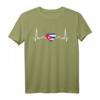 Mein Herz schlägt für Kuba - Landesflagge T-Shirt für Kuba-Liebhaber und Reisesouvenirs