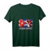 Damen Kuba Patriotisches T-Shirt mit Flagge, Herz & Used-Look – Perfekt für Liebhaber Kubas & Veränderungsfans