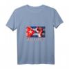 Damen Kuba Patriotisches T-Shirt mit Flagge, Herz & Used-Look – Perfekt für Liebhaber Kubas & Veränderungsfans