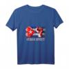 Damen Kuba Patriotisches T-Shirt mit Flagge, Herz & Used-Look – Perfekt für Liebhaber Kubas & Veränderungsfans