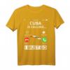 Kuba Urlaub Geschenk Havanna Flagge - Must Go Cuba T-Shirt für Kuba Fans, Reiseliebhaber & Souvenir