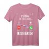 Kuba Urlaub Geschenk Havanna Flagge - Must Go Cuba T-Shirt für Kuba Fans, Reiseliebhaber & Souvenir