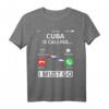 Kuba Urlaub Geschenk Havanna Flagge - Must Go Cuba T-Shirt für Kuba Fans, Reiseliebhaber & Souvenir