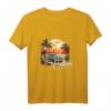 Sonnenuntergang Kuba Oldtimer Palmen Retro Vintage Sommer T-Shirt – Perfekt für Strand, Urlaub & den kubanischen Lebensstil