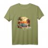 Sonnenuntergang Kuba Oldtimer Palmen Retro Vintage Sommer T-Shirt – Perfekt für Strand, Urlaub & den kubanischen Lebensstil
