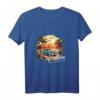 Sonnenuntergang Kuba Oldtimer Palmen Retro Vintage Sommer T-Shirt – Perfekt für Strand, Urlaub & den kubanischen Lebensstil