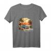 Sonnenuntergang Kuba Oldtimer Palmen Retro Vintage Sommer T-Shirt – Perfekt für Strand, Urlaub & den kubanischen Lebensstil