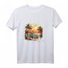 Sonnenuntergang Kuba Oldtimer Palmen Retro Vintage Sommer T-Shirt – Perfekt für Strand, Urlaub & den kubanischen Lebensstil
