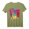 Salsa Cuba Kuba Flagge T-Shirt für Salsa Fans, Tanzkleidung & kubanischen Lebensstil