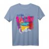Salsa Cuba Kuba Flagge T-Shirt für Salsa Fans, Tanzkleidung & kubanischen Lebensstil