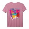 Salsa Cuba Kuba Flagge T-Shirt für Salsa Fans, Tanzkleidung & kubanischen Lebensstil