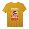 Ich muss nur nach Kuba T-Shirt - Lustiges Reise-Shirt mit kubanischer Flagge für Kuba-Urlauber und Auswanderer