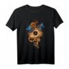 Steampunk Clock Gear und Schmetterlinge Vintage Retro T-Shirt – Fantasiekunst für Steampunk-Fans und Retro-Liebhaber