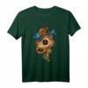 Steampunk Clock Gear und Schmetterlinge Vintage Retro T-Shirt – Fantasiekunst für Steampunk-Fans und Retro-Liebhaber