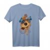 Steampunk Clock Gear und Schmetterlinge Vintage Retro T-Shirt – Fantasiekunst für Steampunk-Fans und Retro-Liebhaber