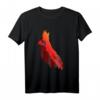 Kardinal Vogel Kunst T-Shirt - Bunte Tierillustration, perfekt für Natur- und Tierliebhaber, ideal als Geschenk zu Frühlings- und Sommerfesten