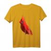 Kardinal Vogel Kunst T-Shirt - Bunte Tierillustration, perfekt für Natur- und Tierliebhaber, ideal als Geschenk zu Frühlings- und Sommerfesten