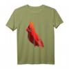 Kardinal Vogel Kunst T-Shirt - Bunte Tierillustration, perfekt für Natur- und Tierliebhaber, ideal als Geschenk zu Frühlings- und Sommerfesten