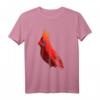 Kardinal Vogel Kunst T-Shirt - Bunte Tierillustration, perfekt für Natur- und Tierliebhaber, ideal als Geschenk zu Frühlings- und Sommerfesten