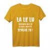 LA LE LU Wenn dich einer nervt, schlag zu T-Shirt – Lustiges Männer-Shirt mit Spruch, klassisch geschnitten